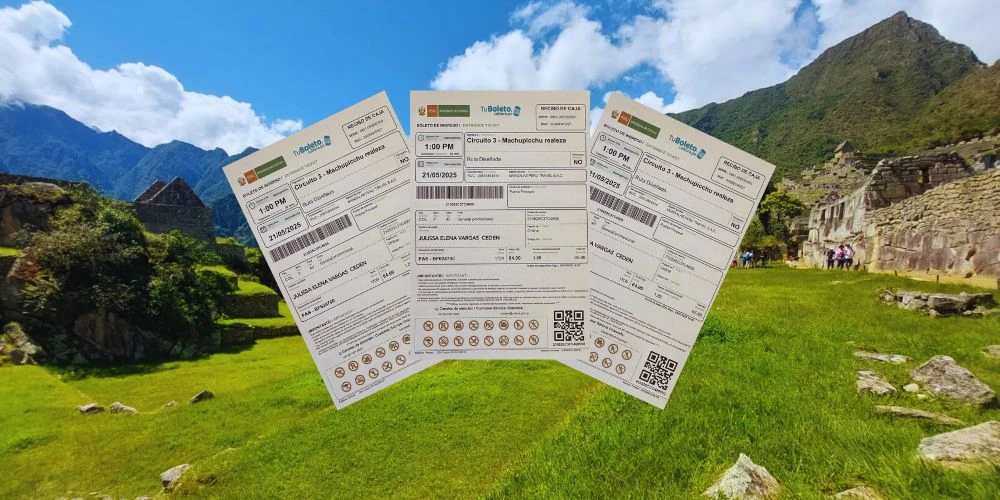 BOLETOS PARA INGRESAR A MACHU PICCHU