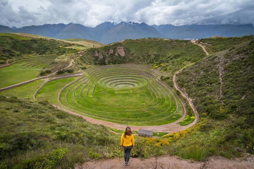 Terrazas circulares de Moray Cusco en el Valle Sagrado