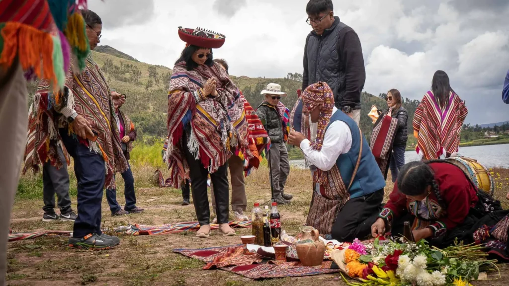 Ceremonia para la pachamama Cusco